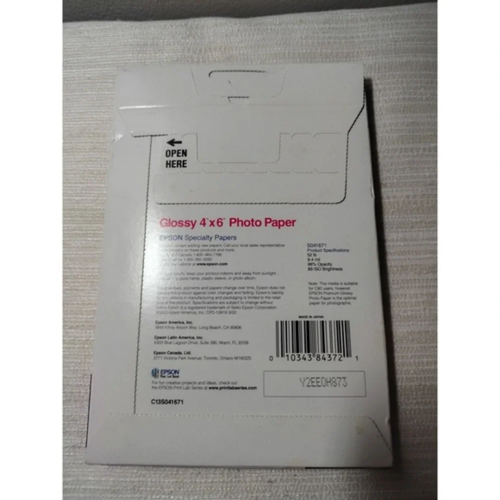 Epson Premium Photo Paper 4